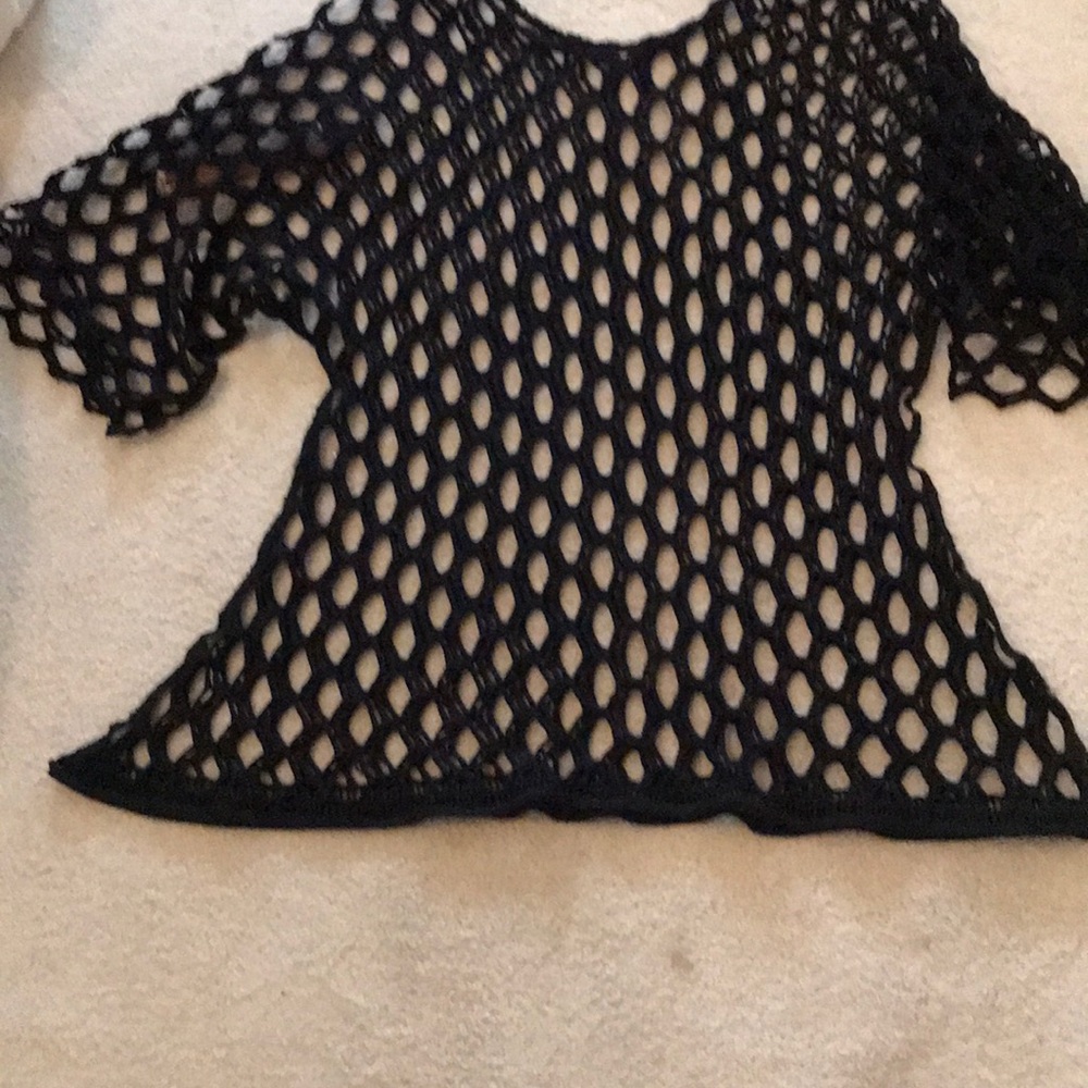 Black lace top